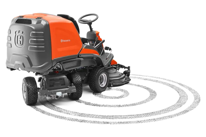 Tondeuse autoportée - RIDER RC 320 TS T 4x4 - HUSQVARNA
