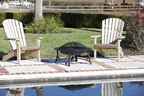 Fire Sense 60857 Roman Fire Pit, Brushed Bronze