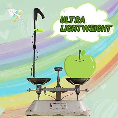 RM RICOMAX Metal Detector for Kids - Kids Metal Detector with LCD Display & Buzzer IP68 Waterproof & 2 Lb Lightweight Best Gift for Kids 24 to 35'' Foldable & Adjustable Kids Metal Detector, Green