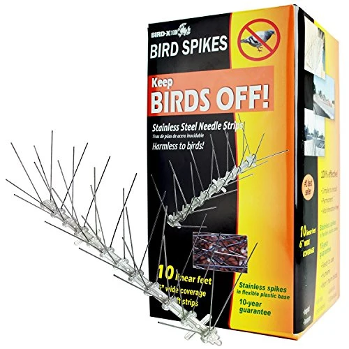 Jolt Pests Stainless Steel Bird Spikes